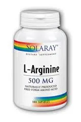 Solaray L Arginine 500 Mg 100 Capsulas