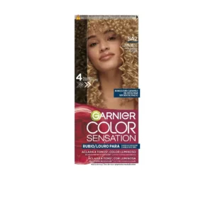Garnier Color Sensation Tinte Rubio Luminoso Sin Decoloración Para Cabello Oscuro Louro Caramelo 5 U