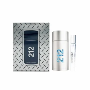 Carolina Herrera 212 Men Nyc Eau De Toilette Spray 100ml Set 2 Pieces