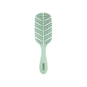 Beter Detangling Natural Fiber Hair Brush Green