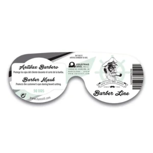 Eurostil Barber Line Antifaz Barbero Negro Negro Pack 50un