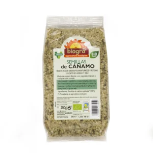 Biográ Semillas De Cañamo Peladas 250g Biogra Bio