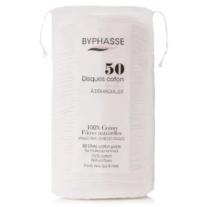 Byphasse Discos Algodón Ovales Desmaquillantes 50 U
