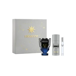 Rabanne Invictus Victory Elixir Eau De Perfume Spray 100ml Set 3 Pieces